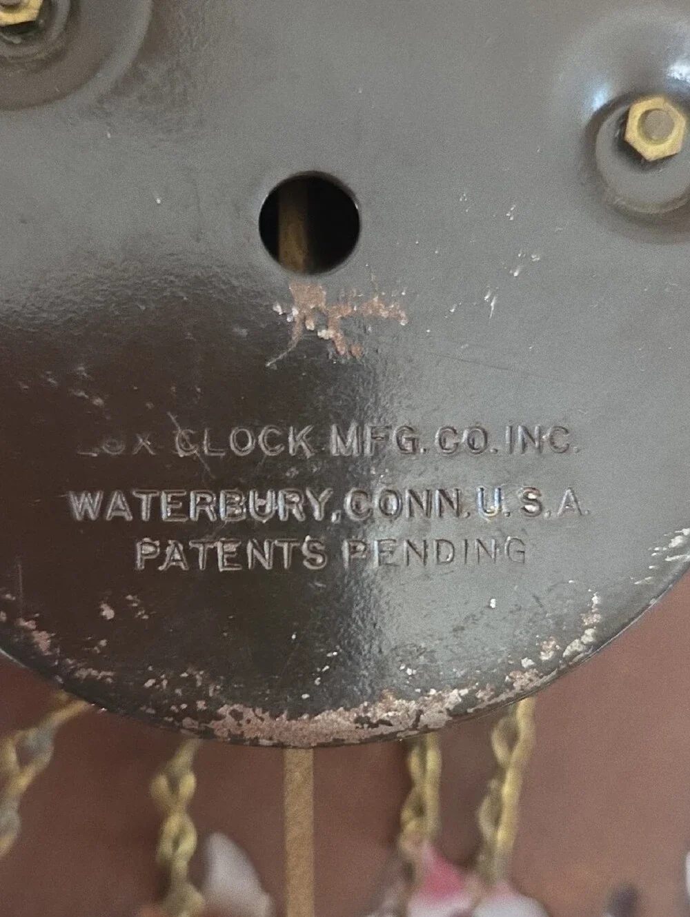 Lux Vintage Brown Mini Cuckoo Wall Clock - Lux Clock MFG For PARTS ONLY